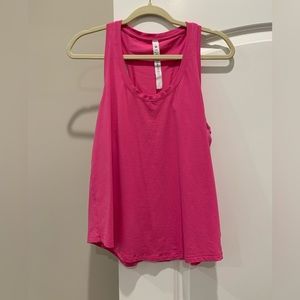 Lululemon love tank sonic pink size 8